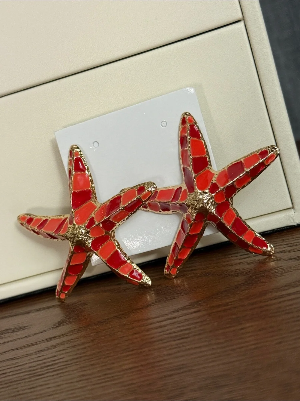 PENDIENTE CRETA Star ESTRELLA DE MAR Earrings - NWOT